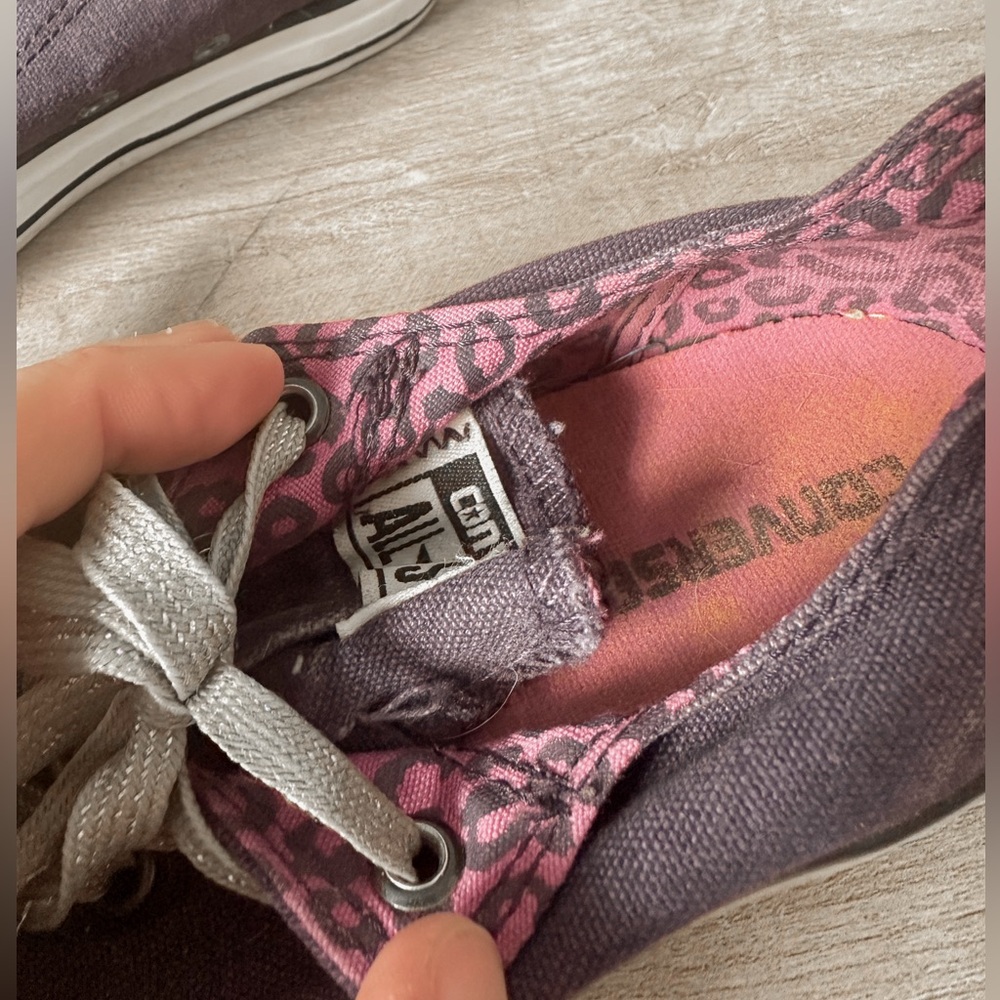 Purple Converse - Picture 2 of 6